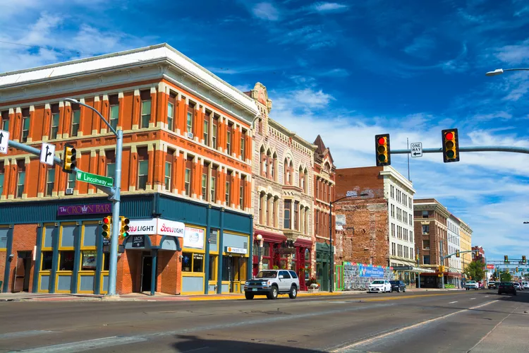 Photo of downtown Cheyenne, Wyoming